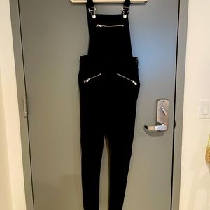 Divided H&M Faded Black Overalls SZ 8